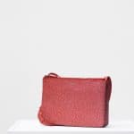 Celine Scarlet Bicolor Goatskin Trio Shoulder Bag