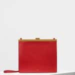 Celine Scarlet Natural Calfskin Mini Clasp Shoulder Bag