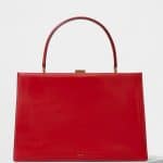 Celine Scarlet Sleek Calfskin Medium Clasp Bag