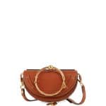 Chloe Brown Nile Small Bracelet Minaudiere Bag