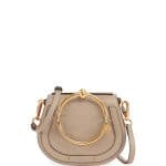 Chloe Gray Nile Small Bracelet Crossbody Bag