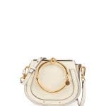 Chloe White Nile Small Bracelet Crossbody Bag