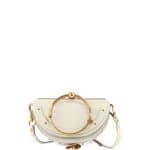 Chloe White Nile Small Bracelet Minaudiere Bag