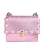 Fendi Pink Laminated Kan I Small Bag