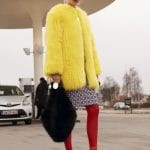 Givenchy Black Synthetic Fur Pyramidal Shoulder Bag - Pre-Fall 2017