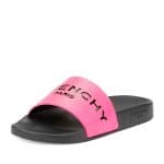 Givenchy Logo Leather Slide Sandal 1