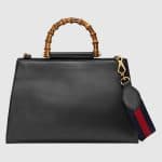 Gucci Black Medium Nymphaea Top Handle Bag 2