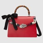 Gucci Hibiscus Red Medium Lilith Top Handle Bag