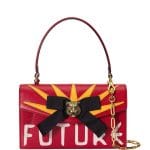 Gucci Red/White/Yellow Linea D Future Top Handle Bag