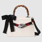 Gucci White Small Lilith Top Handle Bag