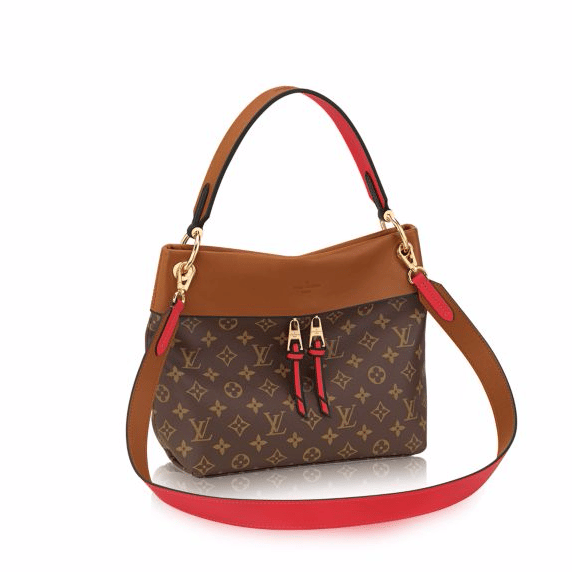 Louis Vuitton Top Handle Tuileries Monogram Brown/Red in Canvas/Leather  with Gold-tone - US