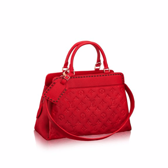 Louis Vuitton Red Monogram Empreinte Junot Crossbody Bag Leather