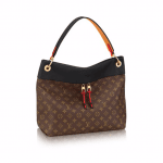 Louis Vuitton Noir Monogram Canvas Tuileries Hobo Bag