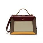 Mulberry Crimson/Chalk/Clay/Sunflower Smooth Calf Hopton Bag