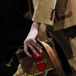 Prada Brown Suede Painted Cahier Bag - Fall 2017