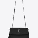 Saint Laurent Black Monogram West Hollywood Tassel Bag
