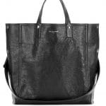 Balenciaga Black Papier Snap Simple Tote Bag