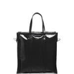 Balenciaga Black Patent Bazar Shopper S Tote Bag