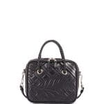 Balenciaga Black Quilted Small Blanket Square Tote Bag
