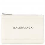 Balenciaga Blanc Navy Clip Small Pochette Bag