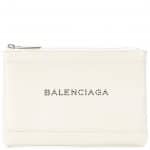 Balenciaga Blanc Navy Clip Small Pochette Bag