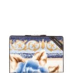 Balenciaga Blue/Black Floral Print Blanket Pouch Bag