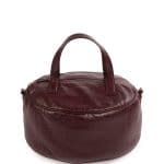 Balenciaga Burgundy Small Air Hobo Top Handle Bag