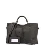 Balenciaga Dark Gray Blackout Small City Bag