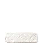 Balenciaga White Quilted Blanket Clutch Bag