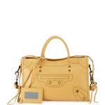 Balenciaga Yellow Blackout City Small Bag