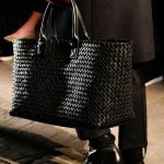 Bottega Veneta Black Intrecciato Cabat Bag - Fall 2017