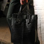 Bottega Veneta Black Leather/Crocodile Tote Bag - Fall 2017