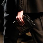 Bottega Veneta Black/Gold Small Clutch Bag - Fall 2017