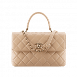 Chanel Beige Medium Trendy CC Top Handle Bag