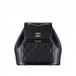 Chanel Black Business Affinity Backpack Bag