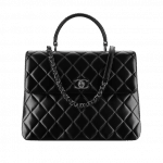 Chanel Black Large Trendy CC Top Handle Bag