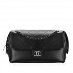 Chanel Black Magnetic Large Flap Bag