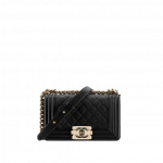 Chanel Black Quilted Small Boy Chanel Flap Bag