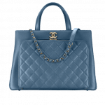 Chanel Blue Business Affinity Large Shopping Bag