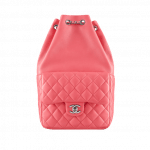 Chanel Coral Quilted Lambskin Small Backpack Bag