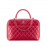 Chanel Dark Pink Large Trendy CC Bowling Bag