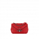 Chanel Red Chevron Mini Flap Bag