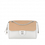 Chanel White/Beige Magnetic Small Flap Bag