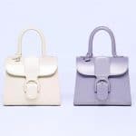 Delvaux Ivory and Lilas Brillant Mini Bag