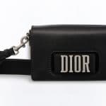 Dior Black Flap Bag with Slot Handclasp