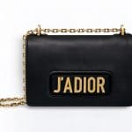 Dior Black J'adior Flap Bag with Chain