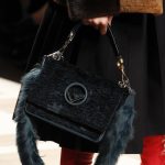 Fendi Black Astrakhan Flap Bag - Fall 2017