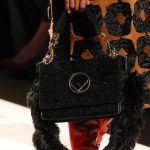 Fendi Black Shearling Flap Bag - Fall 2017