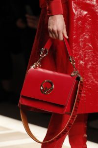 Fendi Red Flap Bag - Fall 2017