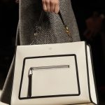 Fendi White/Black Top Handle Bag - Fall 2017